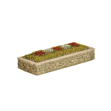 Rectangular 'Prize' Flower Bed (Stone Walls)