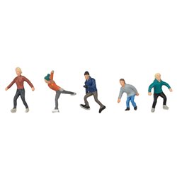 Ice Skaters (5) Figure Set