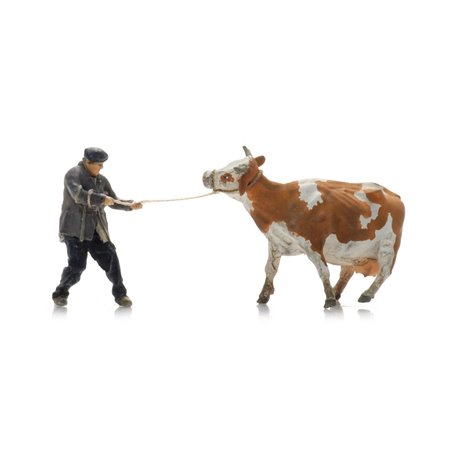 Farmer w/Obstinate Cow (1x)