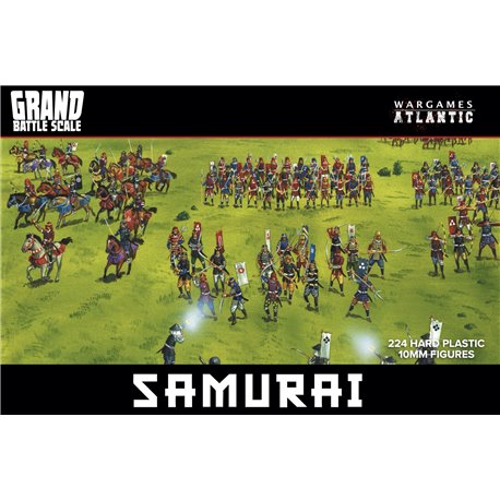 Samurai figures x224 - 10mm model kit