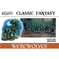 Werewolves figures x20 - 1:56 model kit