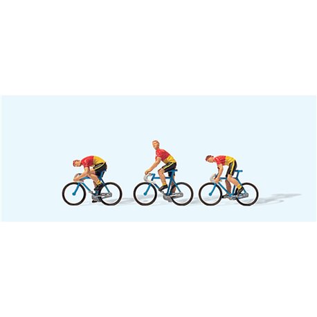 Racing Cyclists Team 1 (x3) Figure set