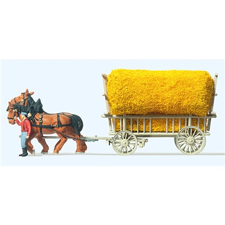 Horse Drawn Grain Wagon