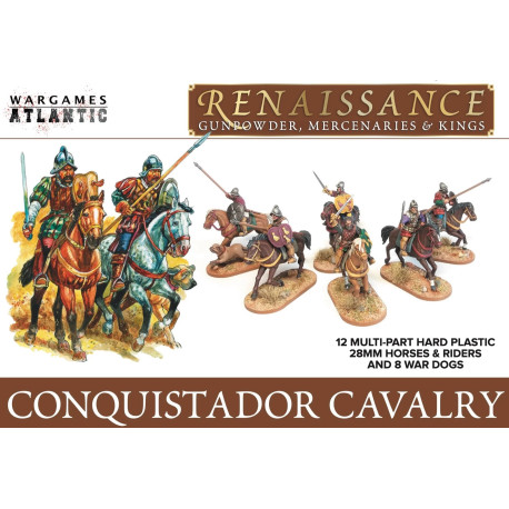 Conquistadors - plastic 28mm figures kit (x24)